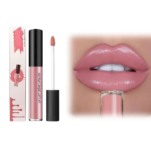 Miniatura 10 de Fauppt Labiales de 12 colores crema para labios, ligeros, mejorados, impermeables, de larga duración, hidratantes, antiadherentes, para mujeres, 001