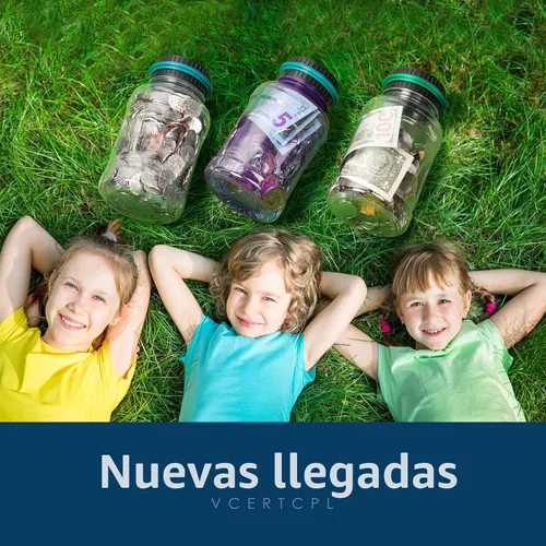 Miniatura 2 de Alcancía grande para niños y adultos, Vcertcpl Banco digital con contador de monedas LCD, capacidad de 1.8 L, tarro de dinero para adultos, diseñado