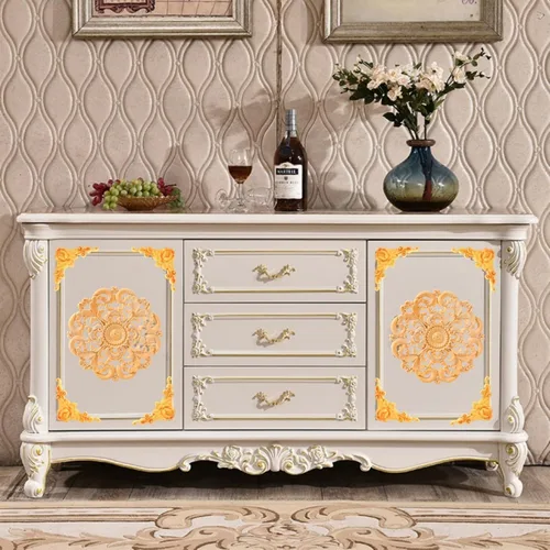 Miniatura 3 de 5 piezas de apliques de madera tallada en madera Onlays Onlays DIY tallados muebles apliques Onlays sin pintar centro tallado calcomanía para puerta