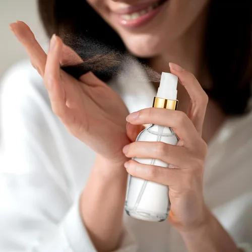 Miniatura 6 de Roshtia 30 unidades de botellas de spray de vidrio transparentes y vacías pequeñas, botellas rellenables reutilizables para perfume con rociador