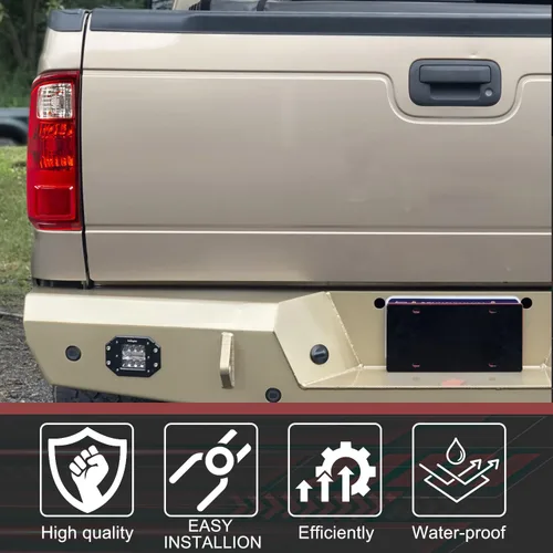 Miniatura 6 de RANSOTO Luz trasera compatible con Ford F250 F350 F-250 F-350 Super Duty 2008-2016 lado izquierdo del conductor trasero de la lámpara trasera