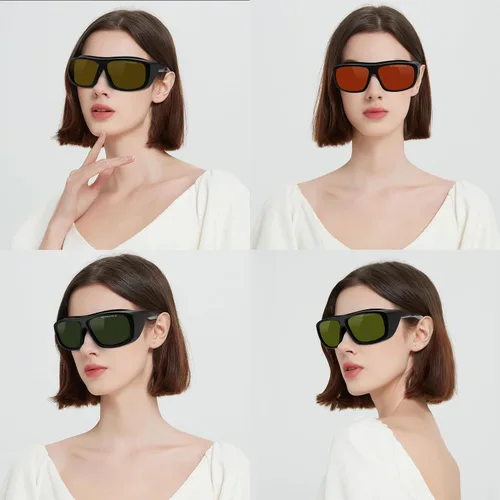Miniatura 6 de Alsenor IPL 200nm-540nm y 532nm OD5+ gafas de seguridad láser gafas de terapia de luz roja para bronceado gafas y tratamiento de depilación láser
