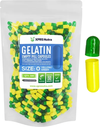 Miniatura 6 de XPRS Nutra Size 0 Empty Capsules - 100 Count Empty Gelatin Capsules - Pills DIY Capsule Filling - Pure Bovine Pill Gel Caps for Do-It-Yourself Rosado