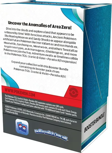 Miniatura 3 de Pokemon TCG: Escarlata y Violeta: Paradox RIFT: Paquete de refuerzo
