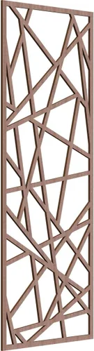 Miniatura 59 de Conway Paneles de pared decorativos de madera con calado, 9 3/8 pulgadas de ancho x 24 3/8 pulgadas de alto x 1/4 de alto, aliso