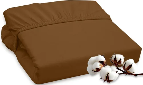 Miniatura 32 de ROYALE LINENS Sábana bajera ajustable de 300 hilos 100% algodón peinado de fibras largas, tamaño Queen, sábana inferior súper suave con bolsillo
