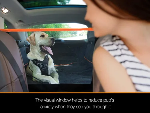 Miniatura 2 de Forro de carga para perros SUV, cubierta de carga impermeable para perro con protección de solapa para parachoques, alfombrilla duradera