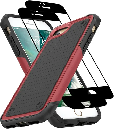 Miniatura 404 de Jeylly Funda para iPhone SE/Funda para iPhone 5S, Exterior de Plástico Duro que Absorbe Golpes + Interior de Silicona de Goma Defensor contra