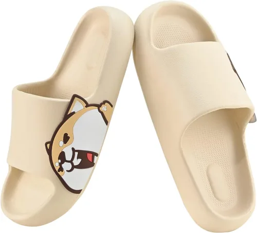 ASONGMAKE Pantuflas acolchadas para mujeres y hombres, antideslizantes, suela gruesa y suave, zapatos de ducha, para interiores y exteriores