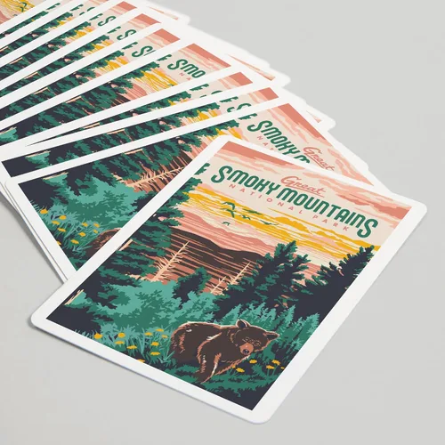 Miniatura 5 de Lantern Press Great Smoky Mountains National Park, Explorer Series (52 cartas de juego, baraja de cartas de tamaño póker con comodines)