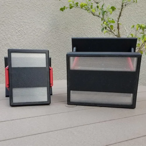 Miniatura 8 de DutchCrafters Comedero grande de plástico colgante para pájaros – Comedero para pájaros con tolva cubierta de polietileno para aves silvestres al