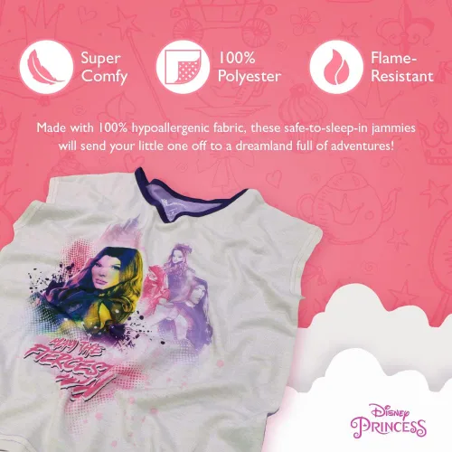 Miniatura 3 de Disney Conjunto de pijama de 3 piezas de Minnie Mouse para niñas Frozen Princesas Minnie Mouse