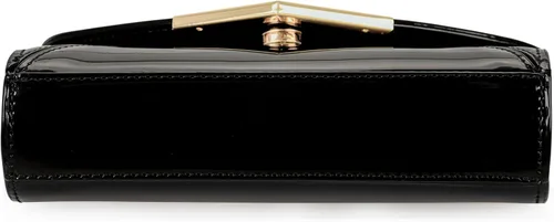Miniatura 6 de DEXMAY - Bolso de mano de noche para mujer, de charol sintético, plegable, bolso formal