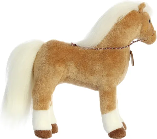 Miniatura 3 de Aurora Exquisito animal de peluche Breyer Morgan - Detalles realistas - Juego imaginativo - Marrón 13 pulgadas