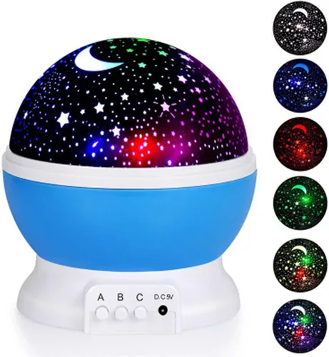Miniatura 6 de Proyector de estrellas, luz nocturna, luz nocturna romántica súper brillante, luz de estrellas, proyector de sueños de estrellas LED coloridas
