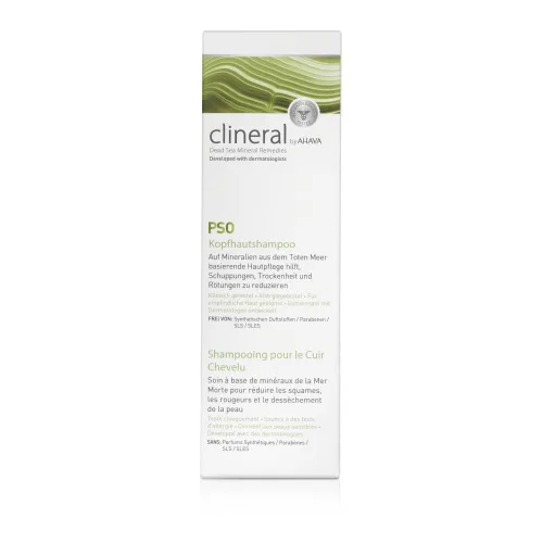 Miniatura 5 de AHAVA Clineral Pso Scalp Shampoo - Champú rico y suave para reducir las irritaciones del cuero cabelludo, alivia la sequedad, limpia el cabello