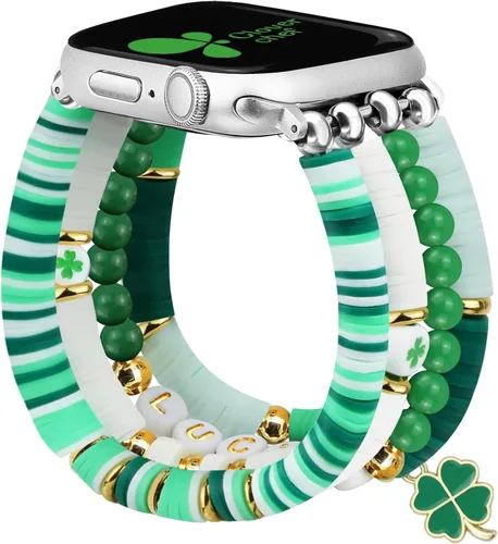 Miniatura 32 de JR.DM Correa de reloj de Halloween Compatible con Apple Watch de 38 mm, 40 mm, 41 mm, 44 mm, 42 mm, 45 mm, 46 mm, linda, preppy, hecha a mano
