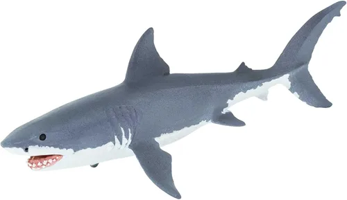 Miniatura 4 de Safari Ltd. Gran figura de tiburón blanco – Figura de modelo realista de 6.25 pulgadas – Juguete educativo para niños, niñas y niños a partir de 3