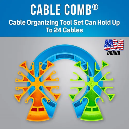 Miniatura 2 de Jonard Tools CCB-2534 El juego de herramientas de organización de cables original, peine de cable