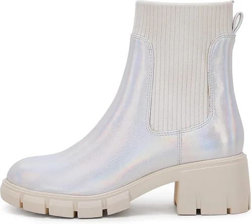 Miniatura 3 de Coutgo Chelsea - Botines de plataforma para mujer, elásticos, sin cordones, tacón grueso, suela de lengüeta