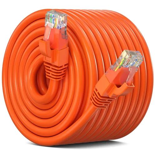 Miniatura 34 de Maximm Cable Ethernet Cat 6, cable de red y conexión de alta velocidad de 100 pies, UTP, 10 Gbps, cable Ethernet de 550 MHz, color negro
