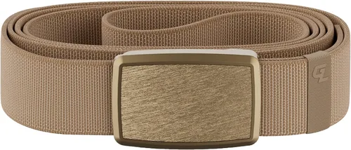 Groove Life Groove Belt Low Profile - Cinturón de nailon elástico para hombres y mujeres con hebilla magnética de aluminio, cobertura de por vida