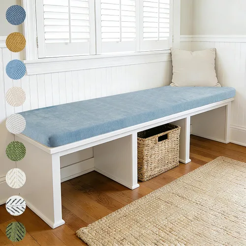 Cojín personalizado para ventana de bahía, cojín de asiento de ventana, cojín de asiento personalizado para alféizar de ventana, cojines de espuma