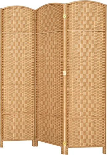 Miniatura 27 de HALLYBEE Separador de habitaciones, separadores de habitaciones y pantallas de privacidad plegables, pantalla de privacidad de 16 pulgadas, 3