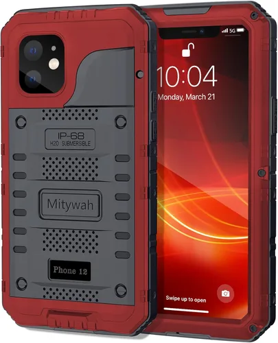 Miniatura 15 de Mitywah - Funda impermeable compatible con iPhone X/XS, [Cubierta protectora de cuerpo completo] con [protección de pantalla integrada]