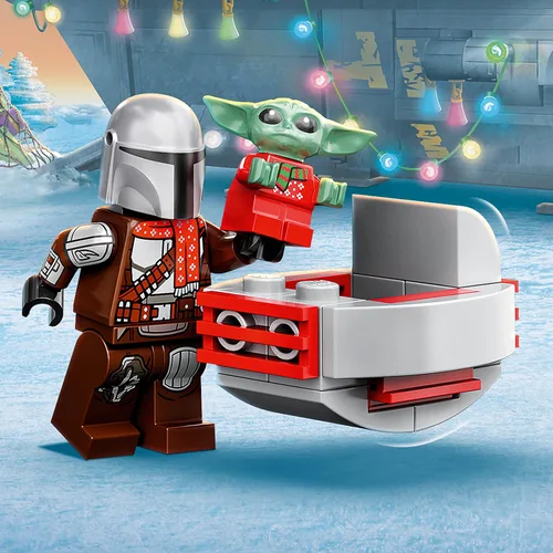 Miniatura 6 de LEGO Star Wars Calendario de Adviento 75307 Impresionante kit de construcción de juguetes para niños con 7 personajes populares y 17 mini