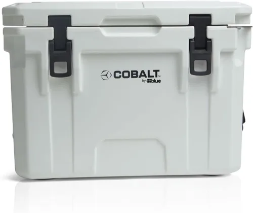 Miniatura 8 de Cobalt - Enfriador de hielo de 25 cuartos de galón moldeado por roto; gran baúl para hielo hasta 3 días