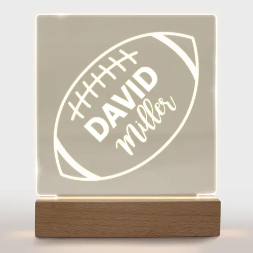Miniatura 9 de Luz nocturna personalizada para niños, niñas, niños, regalos personalizados para decoración de dormitorio de bebé niño baloncesto Luz nocturna 019