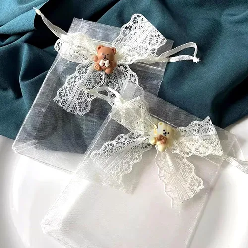 Miniatura 4 de 20 rollos de cinta de encaje de 200 yardas, 0.591 in/0.59 pulgadas de ancho, cintas de encaje de tela con patrón floral, cintas de tela multicolor
