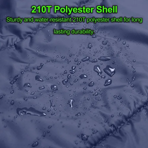 Miniatura 7 de Saco de dormir doble de Agemore de franela de algodón para acampar, hacer mochilero o senderismo. Saco de dormir impermeable de tamaño Queen para 2