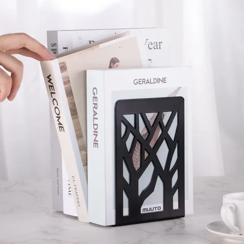 Miniatura 5 de Soporte para libros, sujetalibros, extremos de libros para estantes, sujetalibros para estantes, sujetalibros, extremos de libros para libros