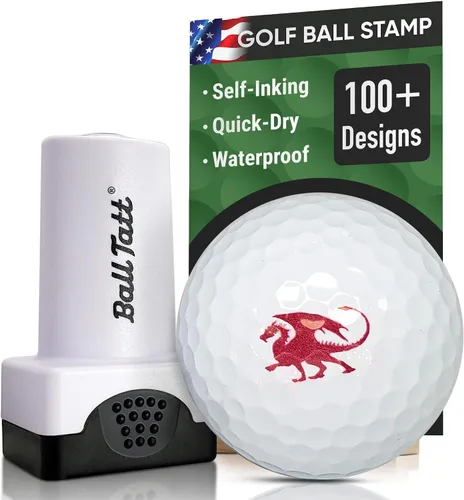 Miniatura 22 de Sello de pelota de golf - Marcador autoentintado - Herramienta de marcado permanente de secado rápido, sin fugas ni recargas, sello de golf
