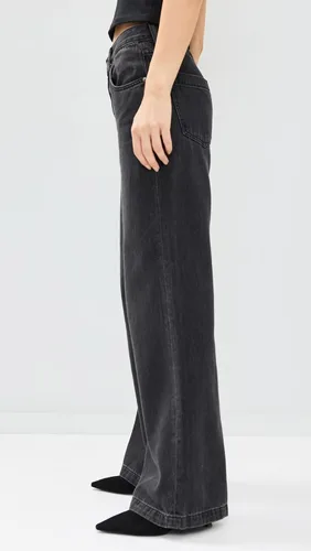 Miniatura 4 de Pistola Denim Jeans Palazzo de corte bajo Jadyn para mujer, Zen, 27