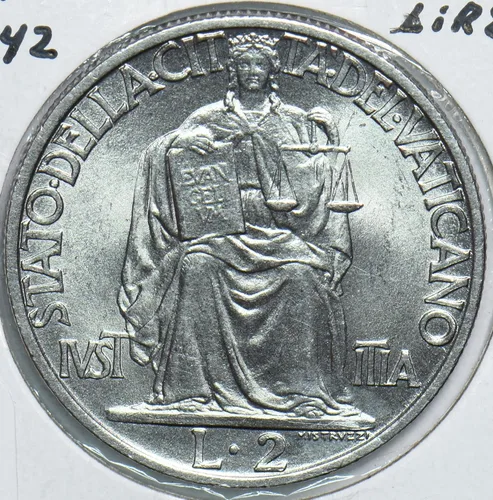 Miniatura 2 de Moneda Coleccionable Vaticano 1942 2 Lire 299019