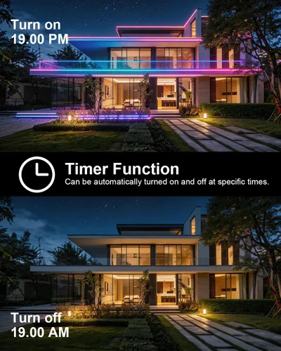 Miniatura 4 de Luces de tira LED COB, RGB Smart IC, IP67 Impermeable, Regulable 20FT/6M, Tira de luz con flujo de color con control de aplicación y sincronización