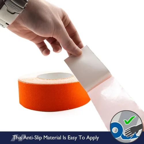 Miniatura 9 de Heskins LLC Cinta de agarre de seguridad estándar naranja