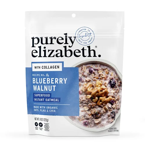 Miniatura 12 de Purely Elizabeth Avena de Colágeno, Vainilla Pecana, Hecha con Avena Orgánica, Amaranto, Quinua y Semillas de Chía, Sin Gluten, Sin OMG