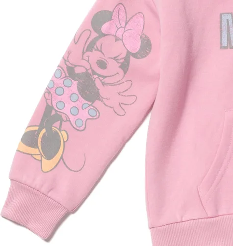 Miniatura 5 de Disney Minnie Mouse - Conjunto de sudadera con capucha y pantalones de forro polar para niños pequeños