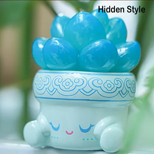 Miniatura 5 de Aven Rabbit Hugging Succulents 2 Series - Caja ciega de juguetes para figuras de acción lindas, modelo de regalo de cumpleaños, bolsa ciega