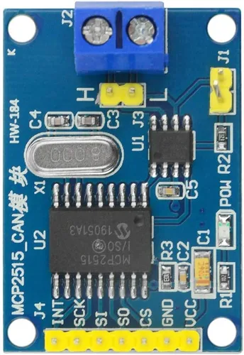 Miniatura 3 de 5 unids MCP2515 CAN Módulo de bus TJA1050 receptor SPI Módulo DC 5V convertidor de fuente de alimentación