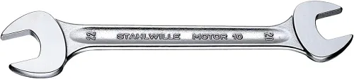 Miniatura 3 de Stahlwille 40433840 Llaves dobles de extremo abierto, motor No. 10a, tamaño 11/16 x 3/4 pulgadas, ángulo de desplazamiento de 15 grados, SAE, grado