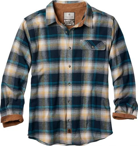 Miniatura 44 de Legendary Whitetails Camisa de franela de manga larga con botones para hombre, 100% algodón