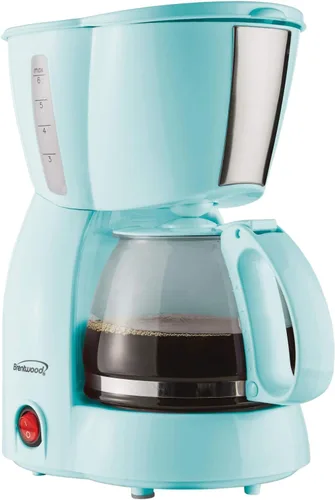 Brentwood TS-213BL - Cafetera de 4 tazas, color azul