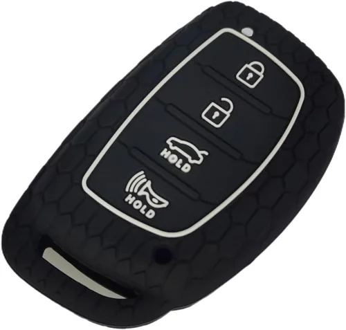 Miniatura 4 de Funda de silicona para llavero con control remoto sin llave, compatible con Hyundai Elantra Elantra GT Ioniq Sonata Tucson 2016-2021