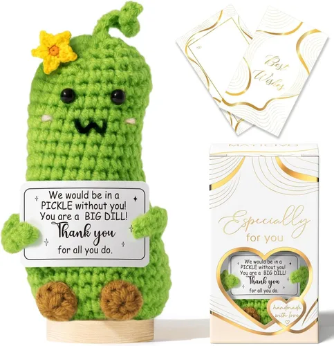 Miniatura 10 de Regalos de agradecimiento para mujeres, apoyo emocional de ganchillo, regalos administrativos para el día profesional, cesta de Pascua, regalo