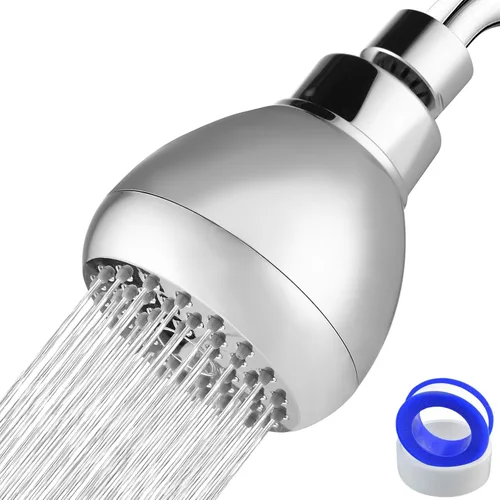 Cabezal de ducha de alta presión, potente cabezal de ducha que aumenta la presión del baño, reemplazo universal perfecto para cabezales de ducha de
